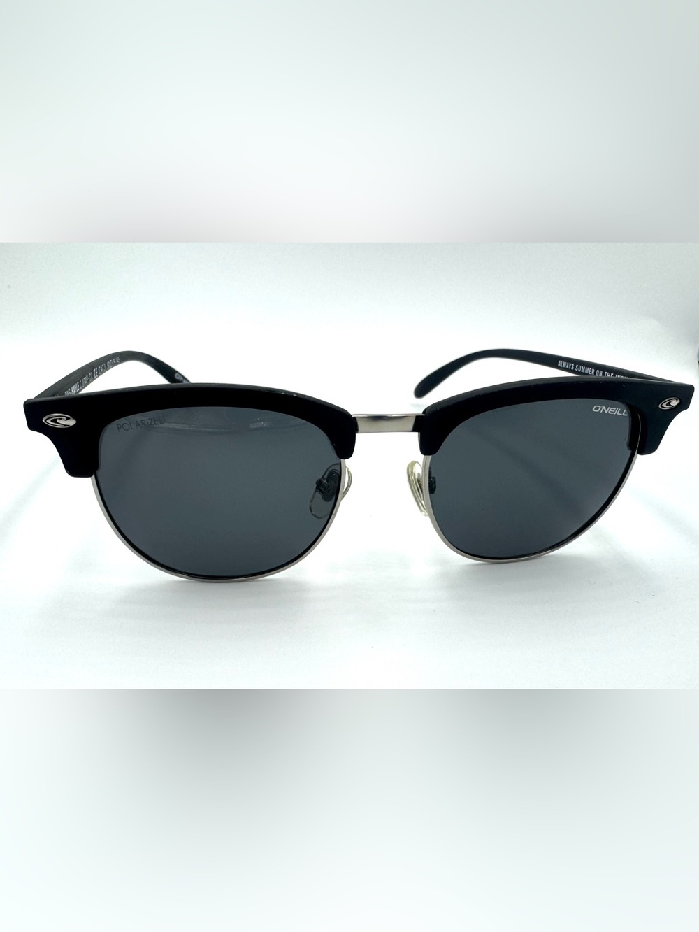 O’Neill Hayle Browline Sunglasses Black Silver